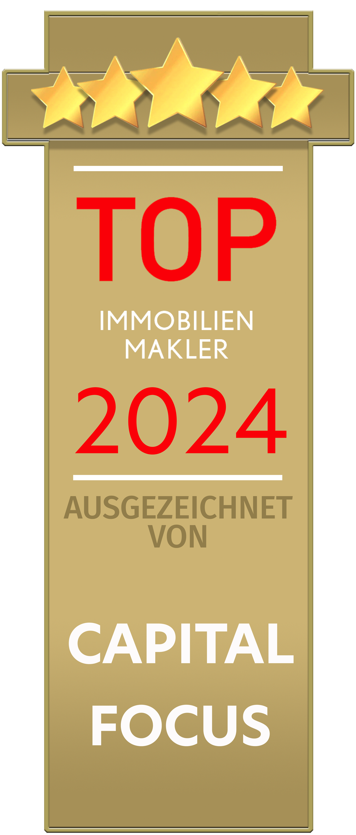 Auszeichnung Top Immobilienmakler von FOCUS, CHIP, Capital