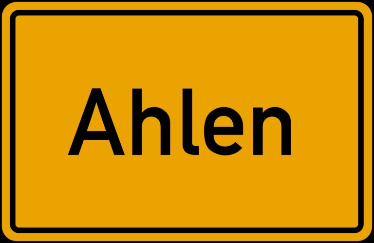 Ortsschild Ahlen