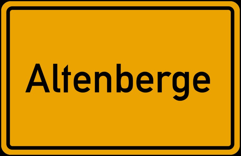 Ortsschild Alternberge