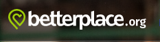 Logo von betterplace.org mit einem grünen herzförmigen Anstecknadel-Symbol, das den sozialen Einfluss und das Engagement in der Gemeinschaft betont.