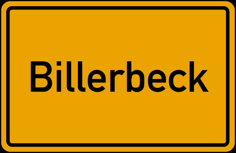 Ortsschild Billerbeck