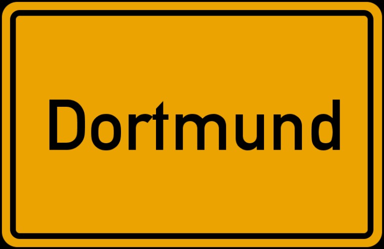 Ortsschild Dortmund