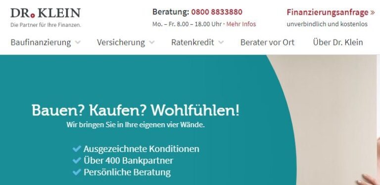Startseite von https://www.drklein.de/berater/clemens-finke.html?utm_source=Search-Organic-Local&utm_medium=organic&utm_campaign=branchenverzeichnisse&utm_content=M%C3%BCnster