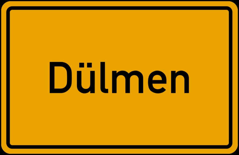 Ortsschild Dülmen
