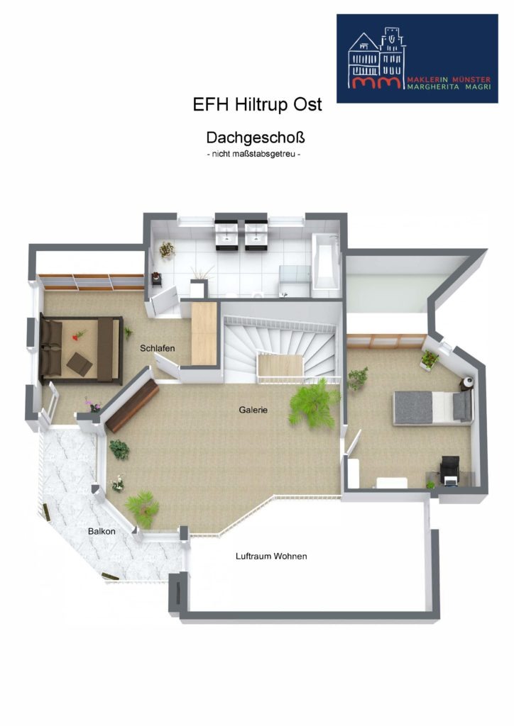 Grundriss von EFH Hiltrup Ost DG
