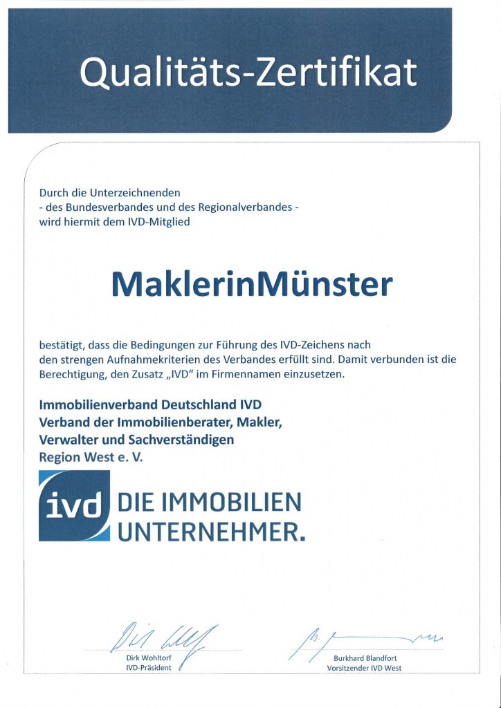 IVD Qualitäts-Zertifkat