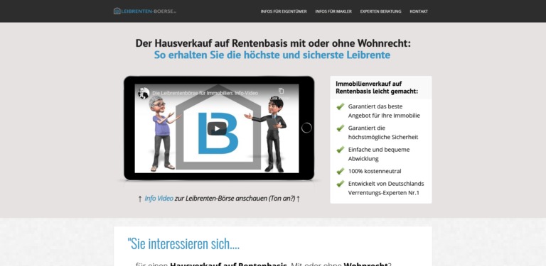 Startseite von https://immotax.de/