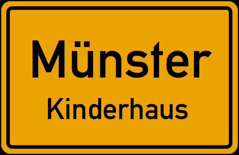Ortsschild Münster Kinderhaus