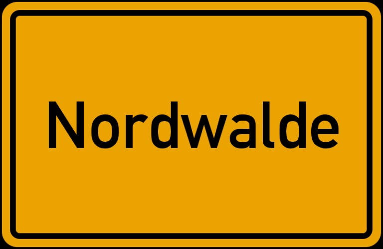 Ortsschild Nordwalde