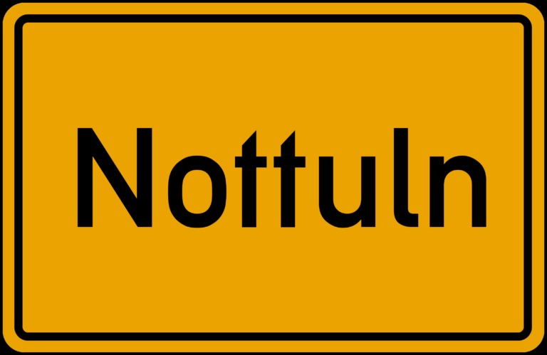 Ortsschild Nottuln