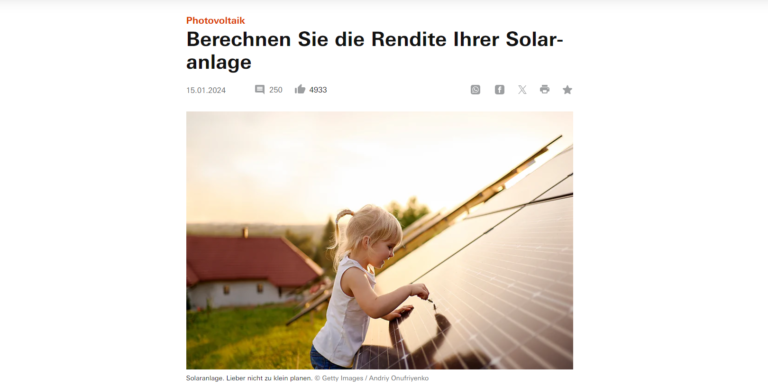 Photovoltaikrechner