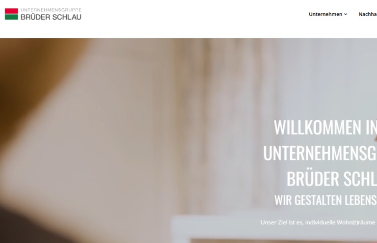 Startseite von https://www.brueder-schlau.de/