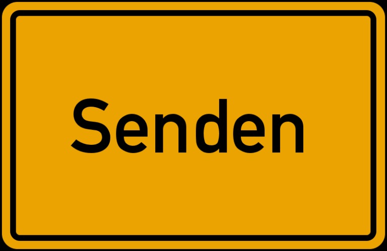 Ortsschild Senden