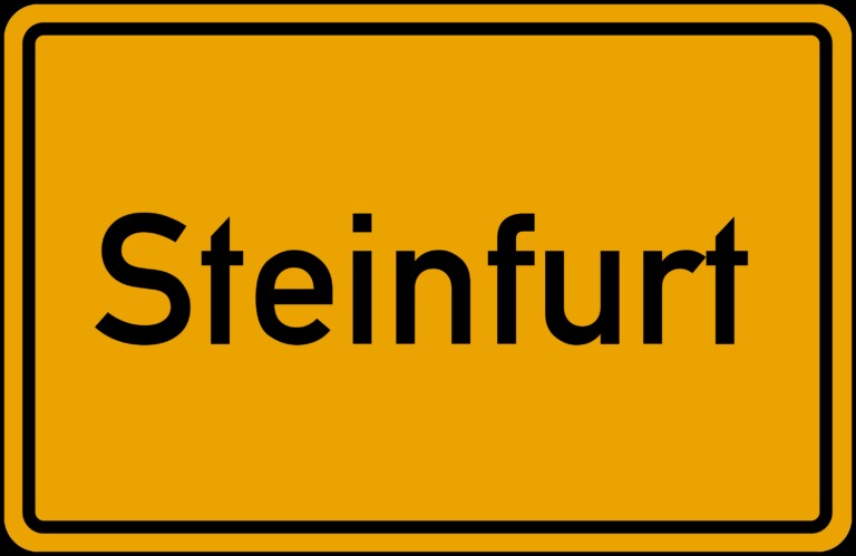 Ortsschild Steinfurt