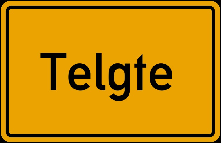 Ortsschild Telgte