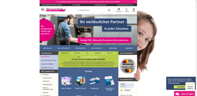 Startseite von https://www.wir-machen-druck.de/